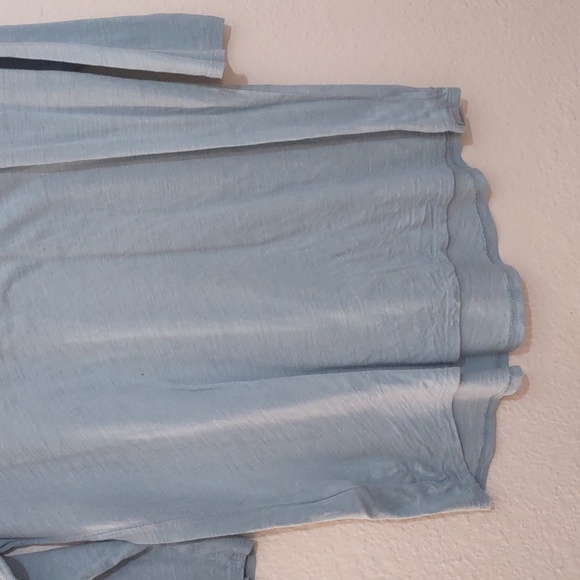 PRE OWNED EDDIE BAUER COLOR BABY BLUE 3/4 SLEEVE SIZE L - Picture 5 of 8